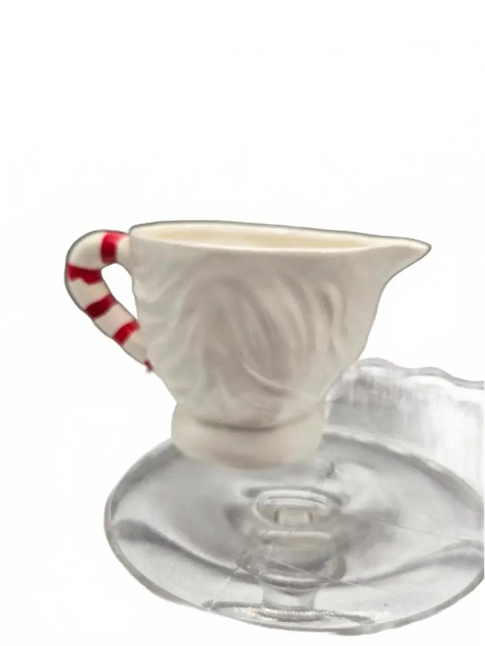 Vtg Lefton Mr & Mrs Claus sugar & Creamer set